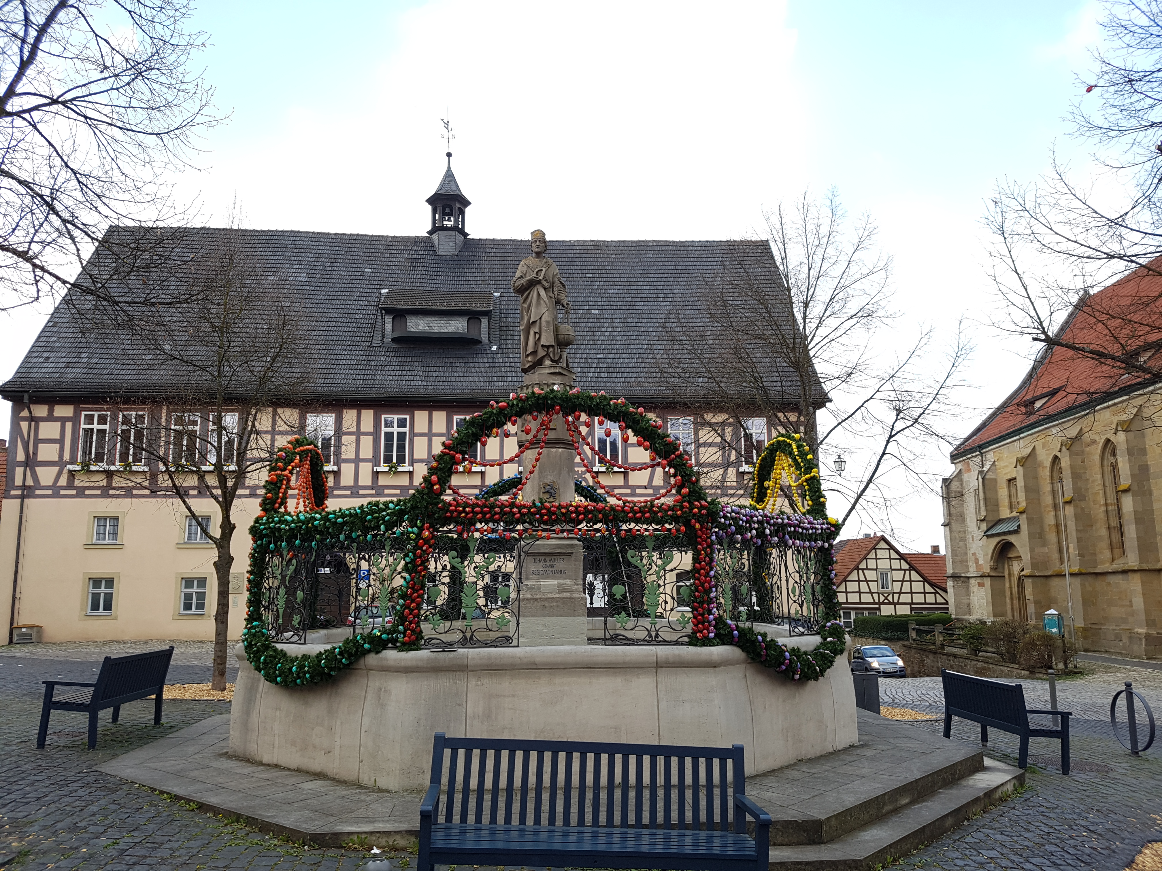 Regiomontanus als Namensgeber Stadt Königsberg in Bayern