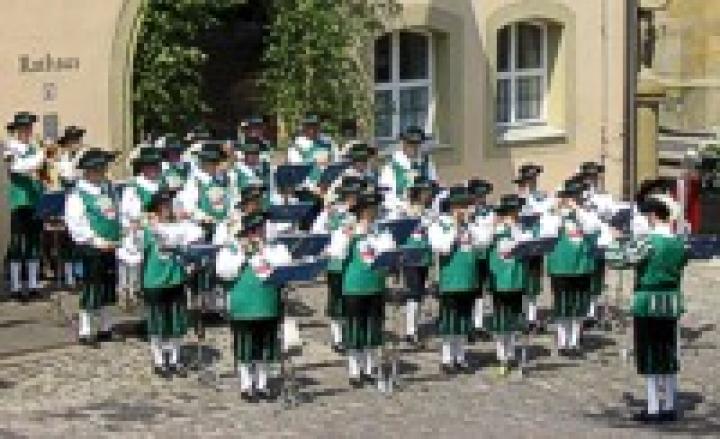 Standkonzert auf dem Marktplatz